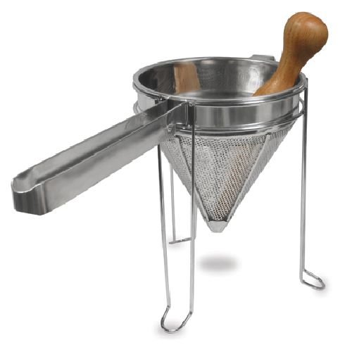Weston 83-3030-W Stainless Steel Cone Strainer and Pestle Set