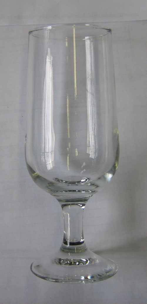 12 oz Goblet style Glass used