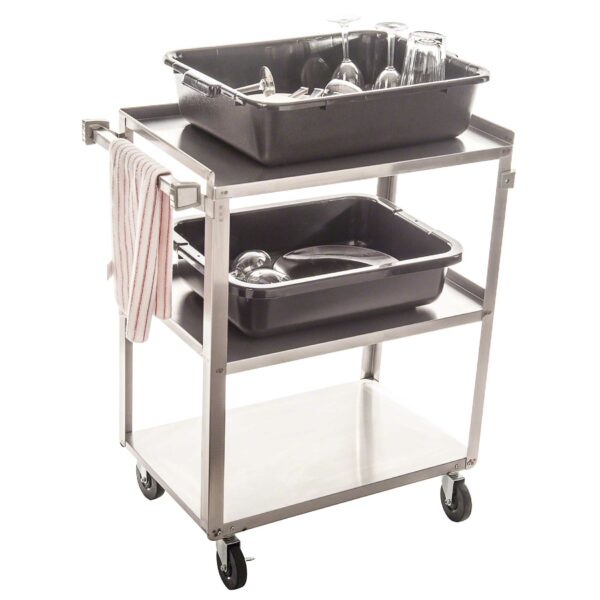 Update BC-2415SS Three-tier Stainless Steel Utility Cart