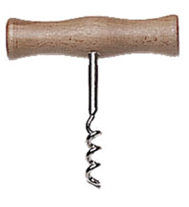 Corkscrew with Wooden Handle