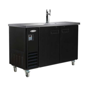 Serv-Ware Draft Beer Cooler 49" One Tower Two Faucets (DD49-1-HC)