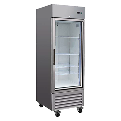 Serv-Ware 23 cu. ft. 1 Door Glass Refrigerator (RR1G-HC)