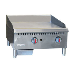 Serv-Ware 24" Manual Griddle (SMGS-24)