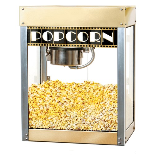 Winco Premiere Cinema Style Popcorn Machine 6 oz. (11048)